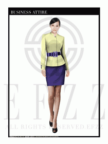 女時尚OL職業(yè)裝設(shè)計圖1073