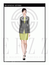 女時尚OL職業(yè)裝設(shè)計圖1075