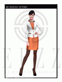 女時尚OL職業裝設計圖1077