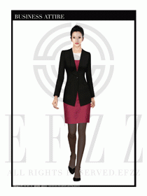 女時尚OL職業裝設計圖1076
