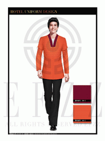 酒店中餐服務員制服設計1675