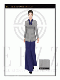 酒店中餐服務(wù)員制服設(shè)計(jì)1678