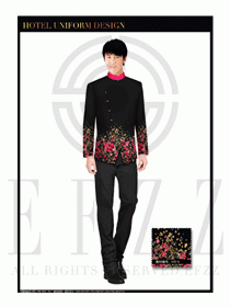 酒店中餐服務(wù)員制服設(shè)計(jì)1684