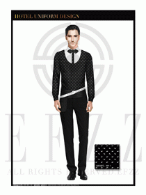 酒店西餐服務員制服設(shè)計1067