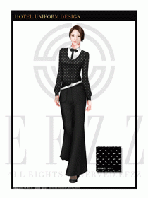 酒店西餐服務(wù)員制服設(shè)計1070