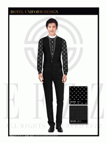 酒店西餐服務(wù)員制服設(shè)計(jì)1081