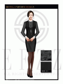 酒店西餐服務員制服設計1085
