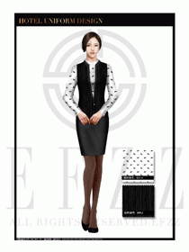 酒店西餐服務(wù)員制服設(shè)計(jì)1086