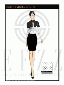 酒店西餐服務員制服設(shè)計1110