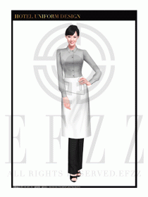 酒店西餐服務員制服設計1114