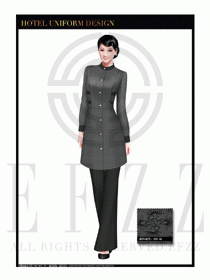 酒店西餐服務員制服設計1119