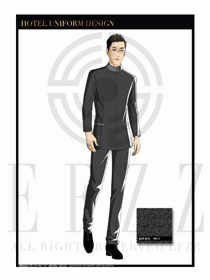 酒店客房服務員制服設計圖493