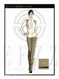 酒店客房服務員制服設計圖496