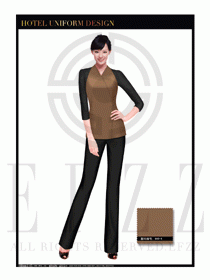 酒店客房服務員制服設計圖509