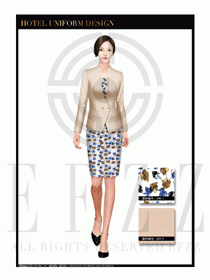 酒店總臺大堂服務(wù)員制服設(shè)計(jì)圖863