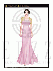 水療SPA咨客迎賓制服設(shè)計(jì)圖378