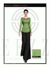 水療SPA咨客迎賓制服設計圖379