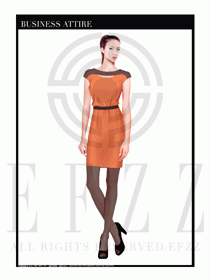 時尚OL女職業夏裝設計圖464