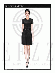 時尚OL女職業夏裝設計圖459