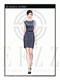 時尚OL女職業夏裝設計圖457