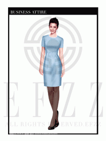 時尚OL女職業夏裝設計圖474