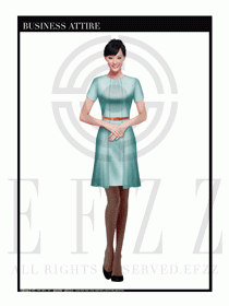 時尚OL女職業夏裝設計圖471