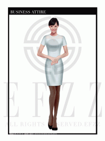 珠寶營業(yè)員職業(yè)裝服務(wù)員制服1422