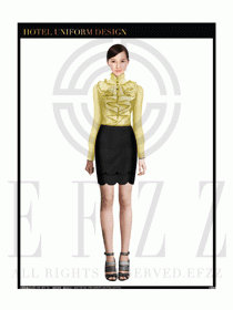 女時尚職業(yè)裝長袖襯衫設計圖235