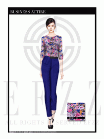 女時(shí)尚職業(yè)裝長(zhǎng)袖襯衫設(shè)計(jì)圖258