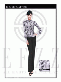 女時尚職業(yè)裝長袖襯衫設(shè)計圖260