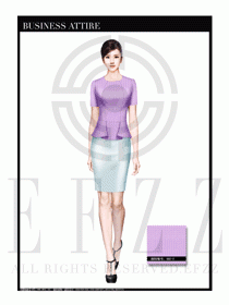 時尚OL女職業裝夏裝設計圖487