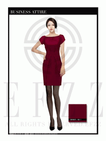 時尚OL女職業(yè)裝夏裝設計圖491