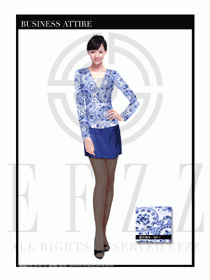 時尚OL女職業裝夏裝設計圖482