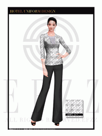 SPA會(huì)所服務(wù)生制服設(shè)計(jì)圖488