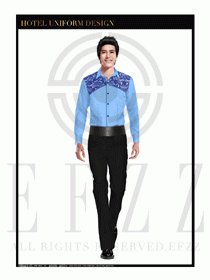SPA會所服務(wù)生制服設(shè)計圖476