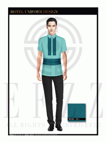 SPA會所服務生制服設計圖508
