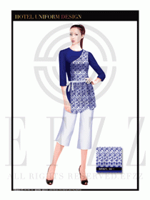 按摩技師美容師工作制服1272