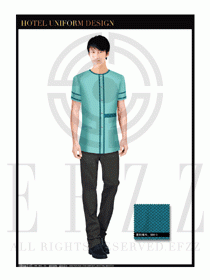 按摩技師美容師工作制服1304