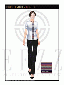 按摩技師美容師工作制服1308