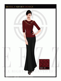 酒店民族特色制服設計圖139