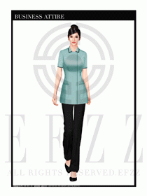 酒店客房服務員制服設計圖521