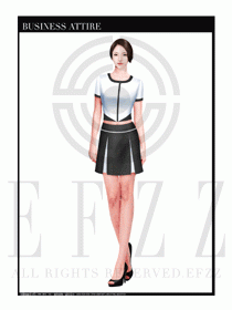 時尚促銷服務(wù)員服裝設(shè)計(jì)圖932