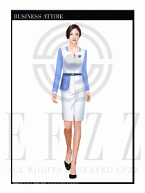 時尚促銷服務(wù)員服裝設(shè)計圖944