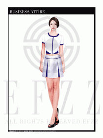 時尚促銷服務員服裝設計圖960