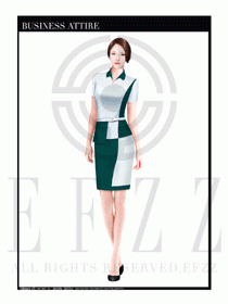 時(shí)尚促銷服務(wù)員服裝設(shè)計(jì)圖968