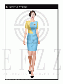 時(shí)尚促銷服務(wù)員服裝設(shè)計(jì)圖998