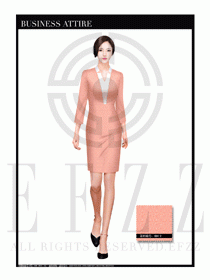 時尚OL女職業(yè)裝夏裝設(shè)計圖494