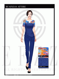 時尚OL女職業裝夏裝設計圖496