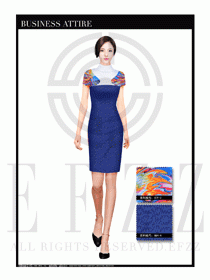 時尚OL女職業裝夏裝設計圖497