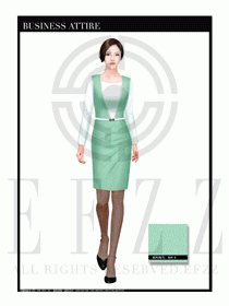 時尚OL女職業裝夏裝設計圖499